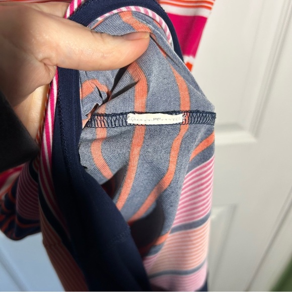 Michael Kors womens short sleeve t-shirt sundress Sz XS Colorful Stripped dress - Picture 10 of 14